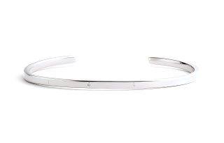 MM6 Maison Margiela Numeric Minimal Signature Cuff Bracelet