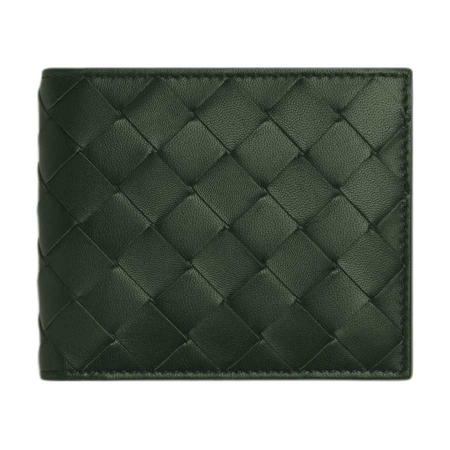 Bottega Veneta Cow Leather Wallet Men's Field Green
