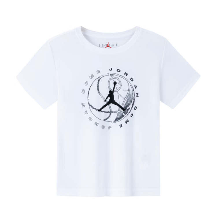 Jordan Jordan T Shirt Pure White Kids'