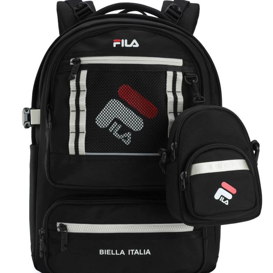 FILA ORIGINALE Fabric Backpack Unisex Jet Black