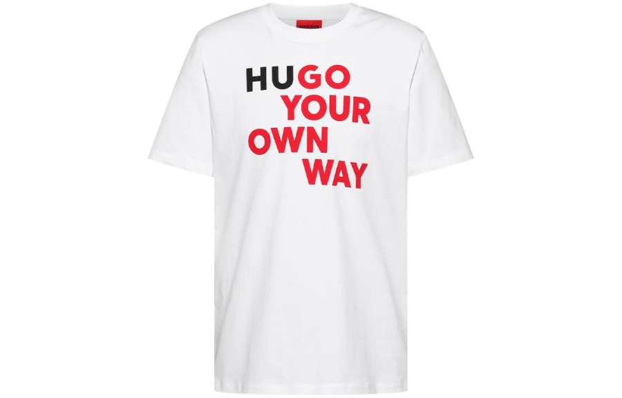 HUGO BOSS T Shirts Unisex White Crew Neck