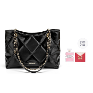 CinvaiKrose Cow Leather With Synthetic Leather Tote Crossbody Bag, Shoulder Bag Medium Women's Black/Ecru