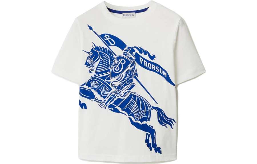 Burberry T Shirt FW23 White Kids'
