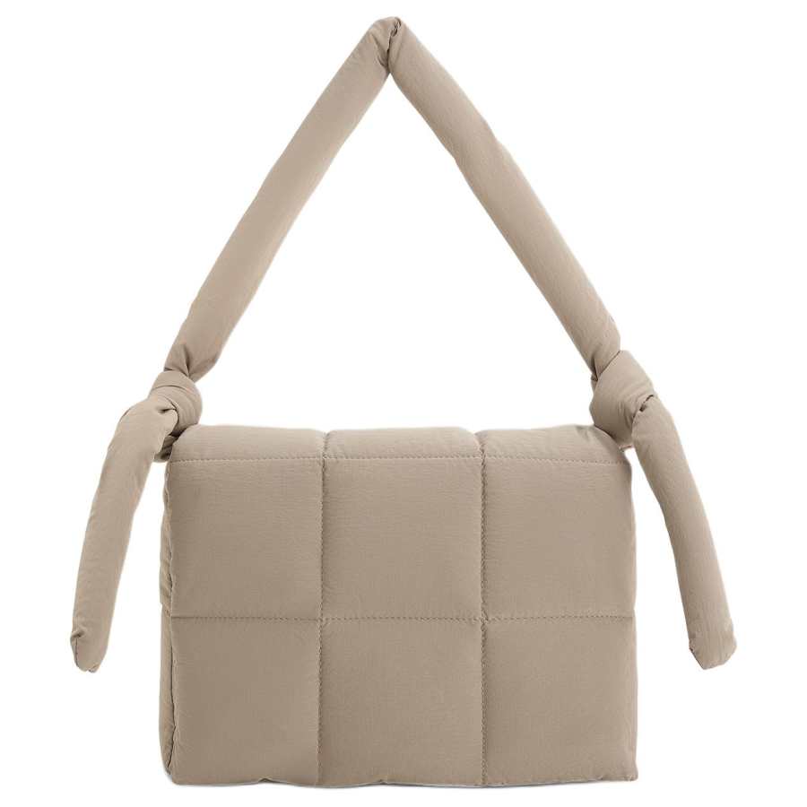 CHARLES&KEITH Fabric Crossbody Bags Regular Women's Taupe