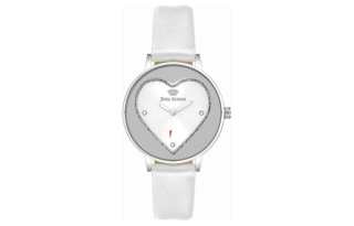 Juicy Couture JUZI Wrist Watches Quartz Movement Artificial Leather Strap 38mm Silver Dial Women's Watch