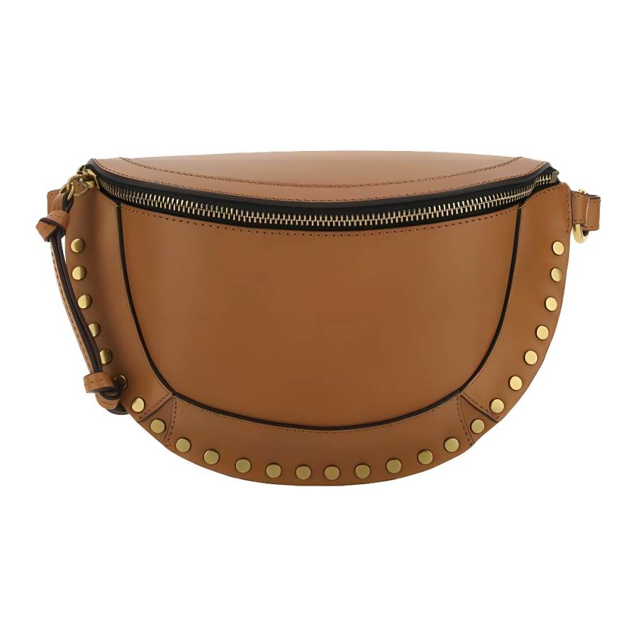 ISABEL MARANT Cow Leather Shoulder Bag, Crossbody Bag Women's Orange
