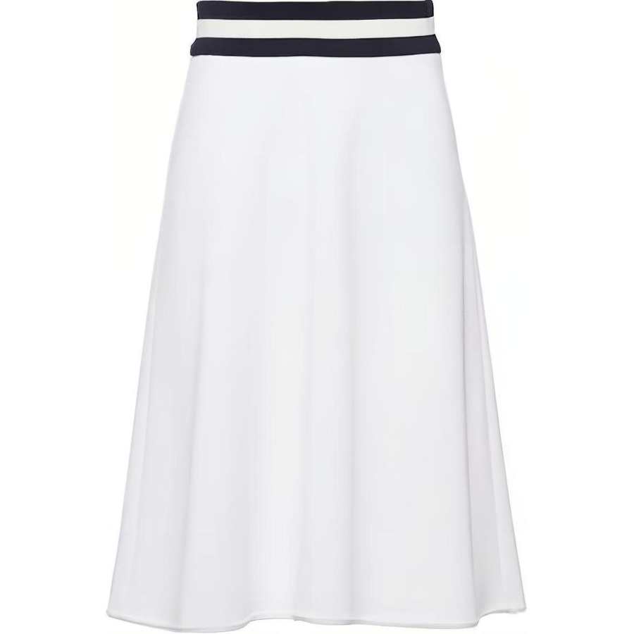 MIU MIU Casual Long Skirts Women's White Moderate Mid Length A Line Skirt
