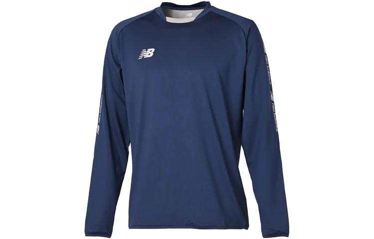 New Balance New Balance T Shirts Men's Navy Crew Neck Moderate Straight Fit