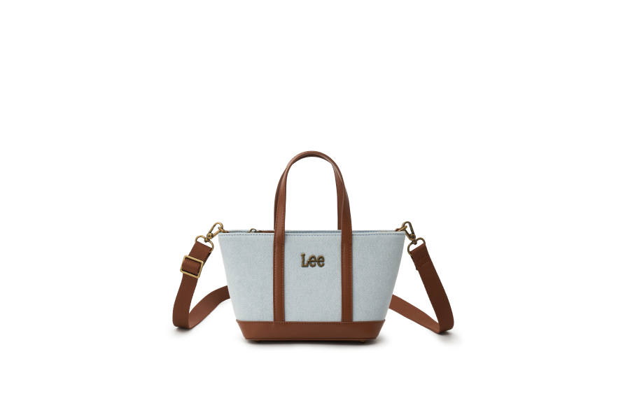 Lee Lee Pu Handbag Regular Unisex Blue Brown Multicolor