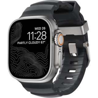 NOMAD Strap Apple Compatibility FKM Fluoroelastomer Material Applewatch 49/45/44mm Watch Dial