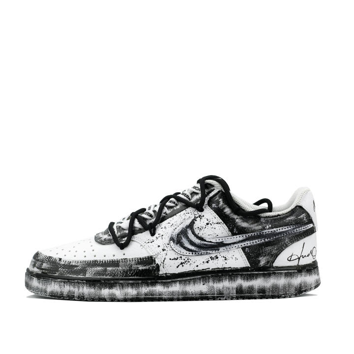Nike Nike Court Vision 1 Skateboard Shoes Men's Low Top Black
