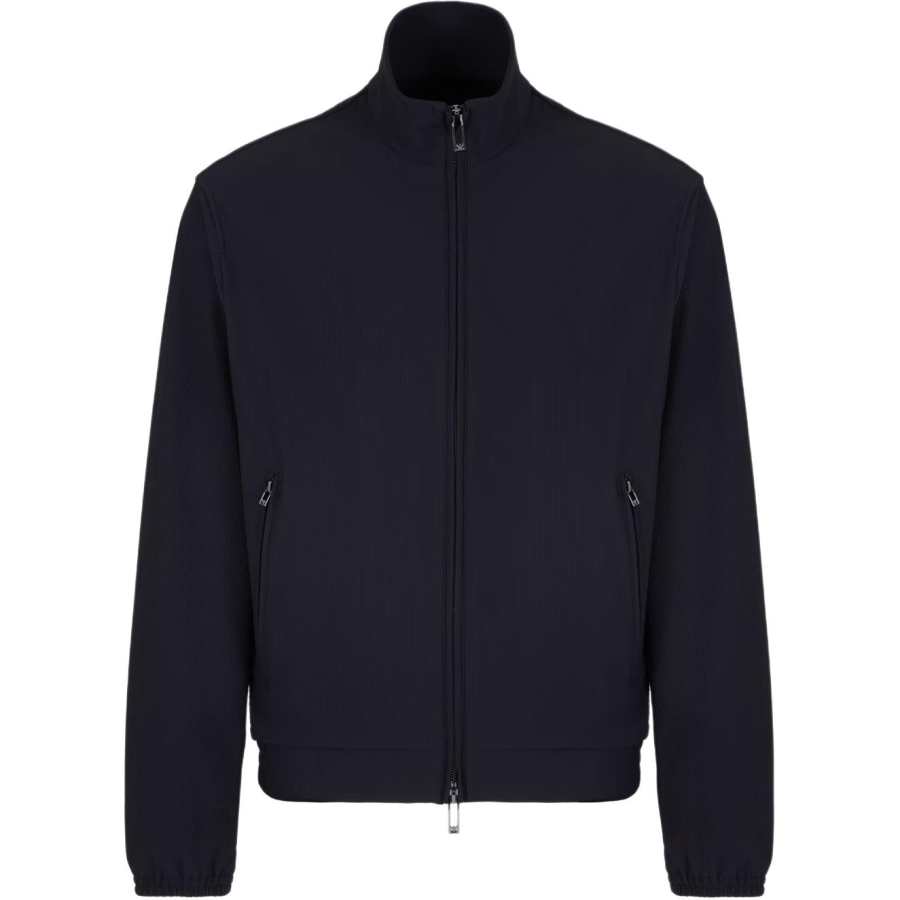 EMPORIO ARMANI Canneté Effect Stretch Full Zip Blouson