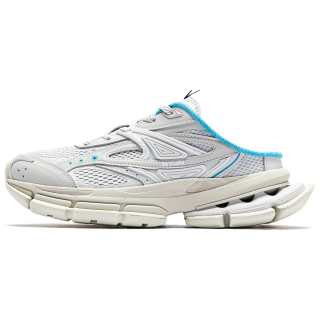 ANTA SNEAKERVERSE Abrasion Resistant Antibacterial Closed Toe Slippers Women's Gray