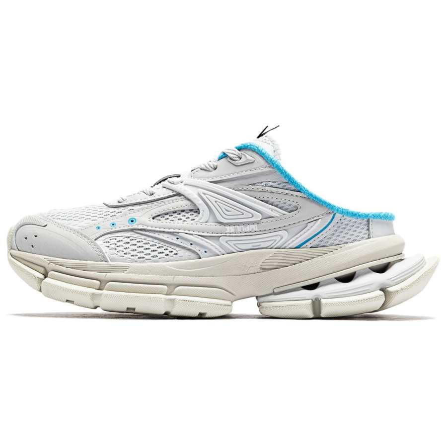 ANTA SNEAKERVERSE Abrasion Resistant Antibacterial Closed Toe Slippers Women's Gray
