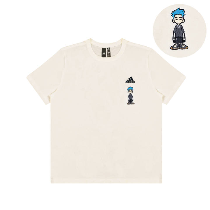 Adidas Adidas Casual Versatile Crew Neck Short Sleeved T Shirts Unisex White