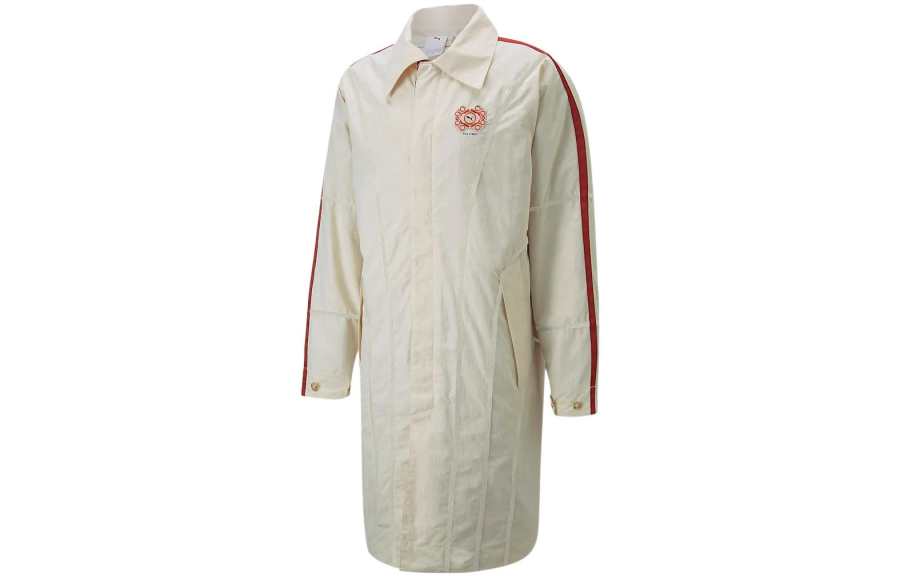 PUMA PUMA Jackets Unisex White Lapel Moderate Other