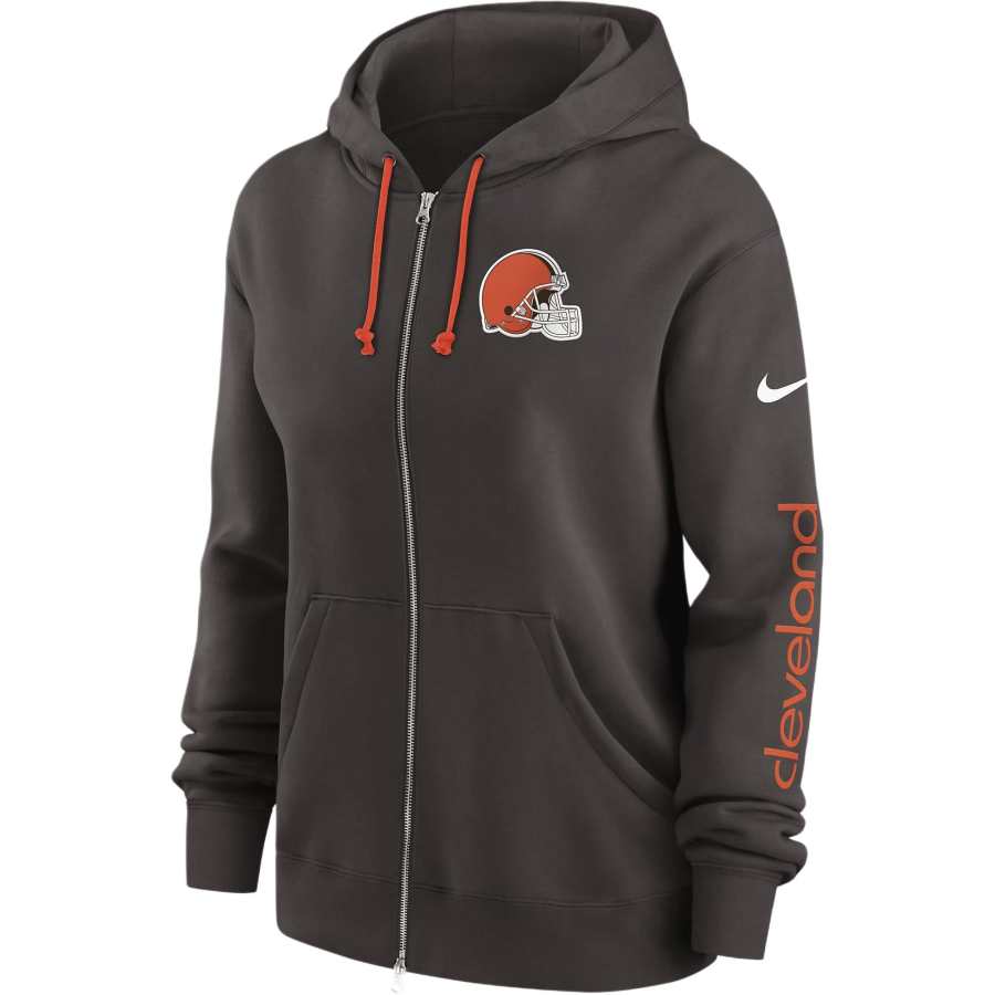 Nike Nike Cleveland Browns Phoenix Women's Nike Nfl Full Zip Hoodie