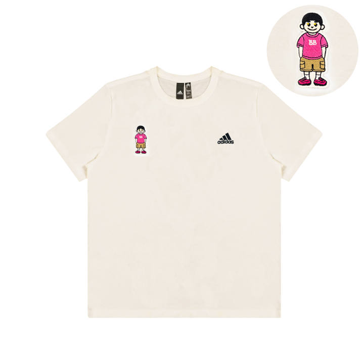 Adidas Adidas Casual Versatile Crew Neck Short Sleeved T Shirts Unisex White