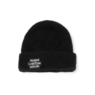 LOUIS VUITTON Wool Beanies Men's Black