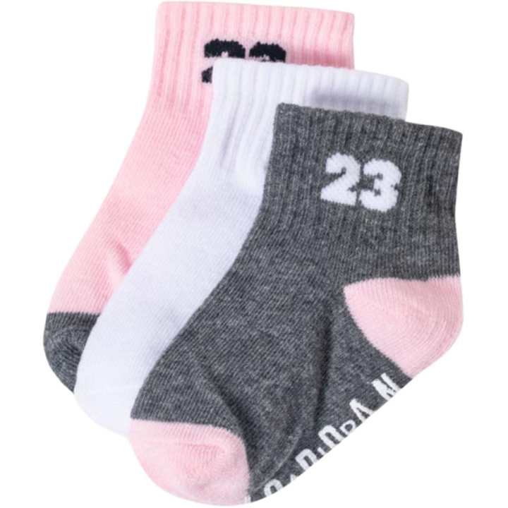 Jordan Jordan Baby Socks 3 Pack Cherry Blossom Pink Infant And Toddler