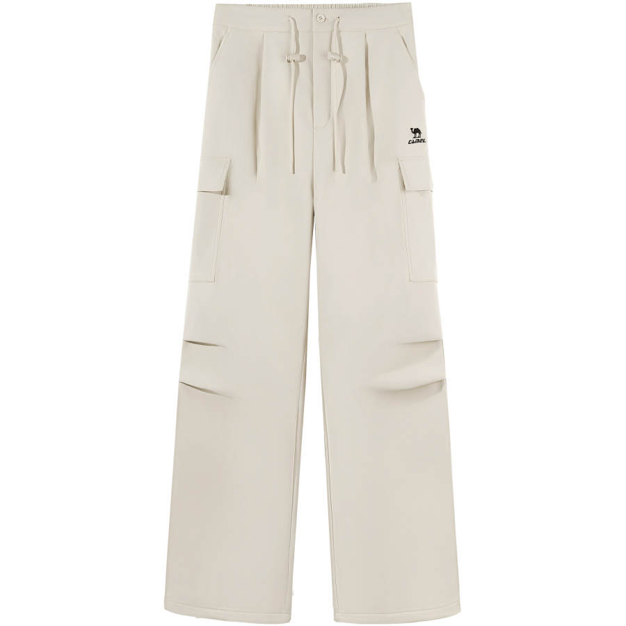 CAMEL Urban Function Series Outdoor Sports Fleece Lined Thermal Solid Color Mountaineering Pants Cargo Pants Unisex