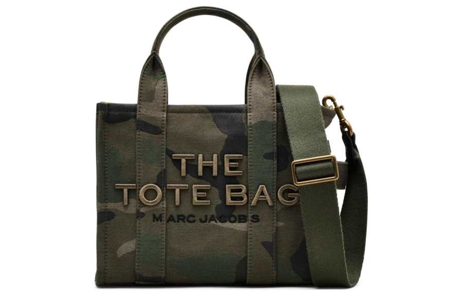 MARC JACOBS Canvas Bag, Tote Bag, Shopping Bag, Shoulder Bag, Crossbody Bag Small Women's Army Green