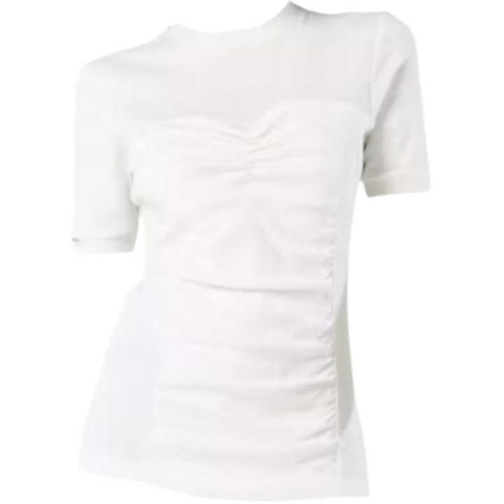Nike Nike Women's Scrunched Front Sports T Shirt White