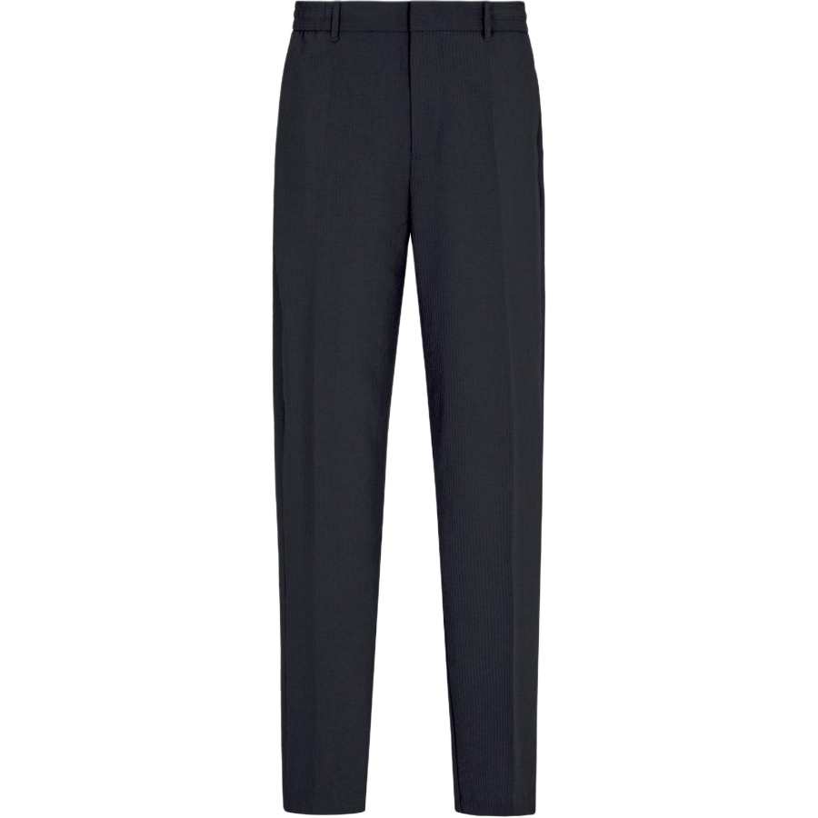 EMPORIO ARMANI Elasticated Back Seersucker Trousers