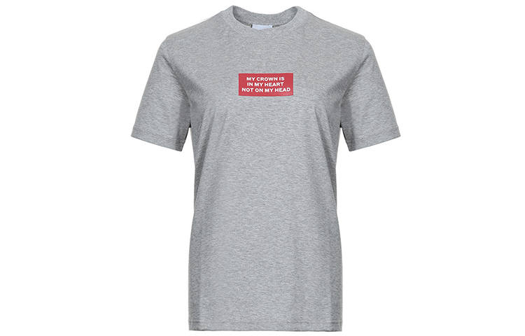 Burberry Regular T Shirt Women's Gray