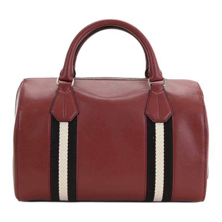BALLY Cow Leather Crossbody Bag, Handbag Women's Dark Red