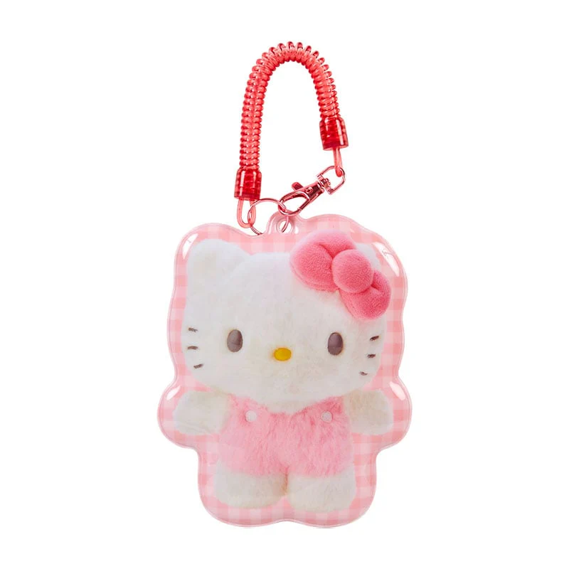 Sanrio Cartoon Character PVC Card Holder Regular Women's Pink White