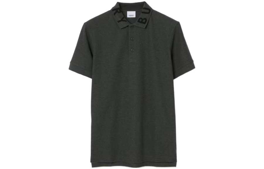 Burberry SS23 Polo Shirt Men's Dark Gray