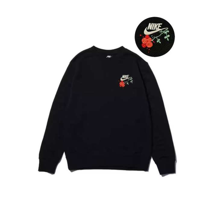 Nike Nike Sweatshirts Unisex Black Crew Neck Moderate Regular