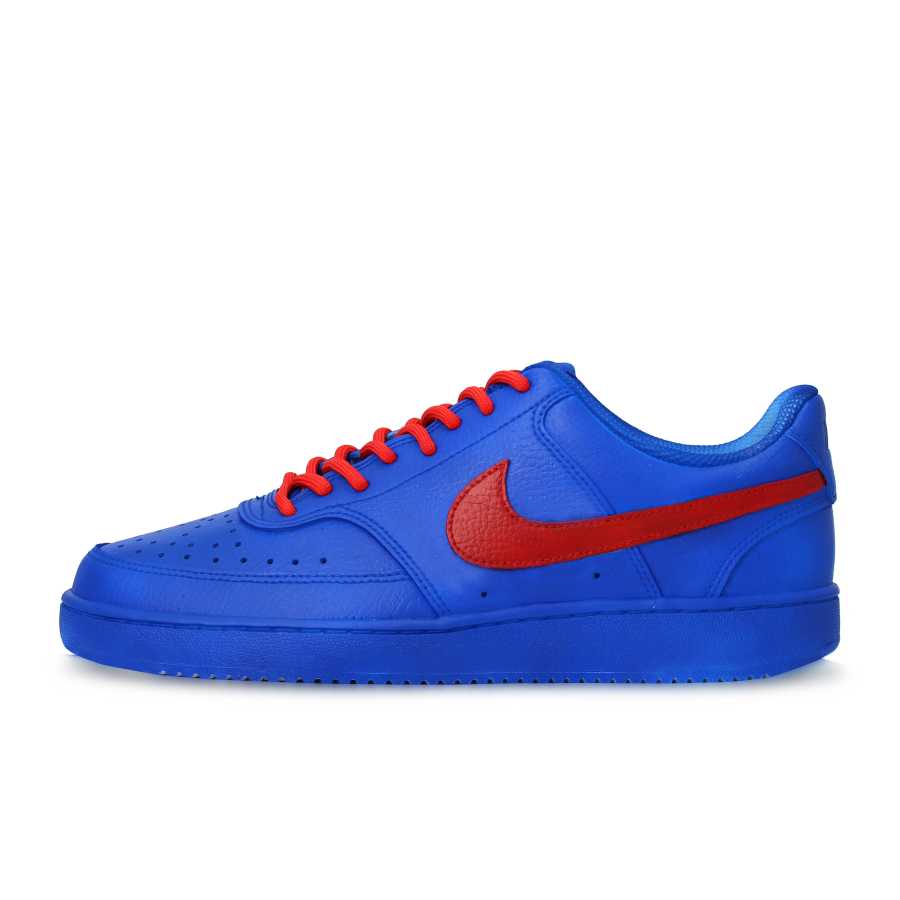 Nike Nike Court Vision 1 Abrasion Resistant, Lightweight, And Breathable Low top Skateboard Shoes Men's Blue Red