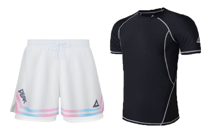 PEAK Swimming Equipment Sets Polyester Indoor And Outdoor Unisex Black White