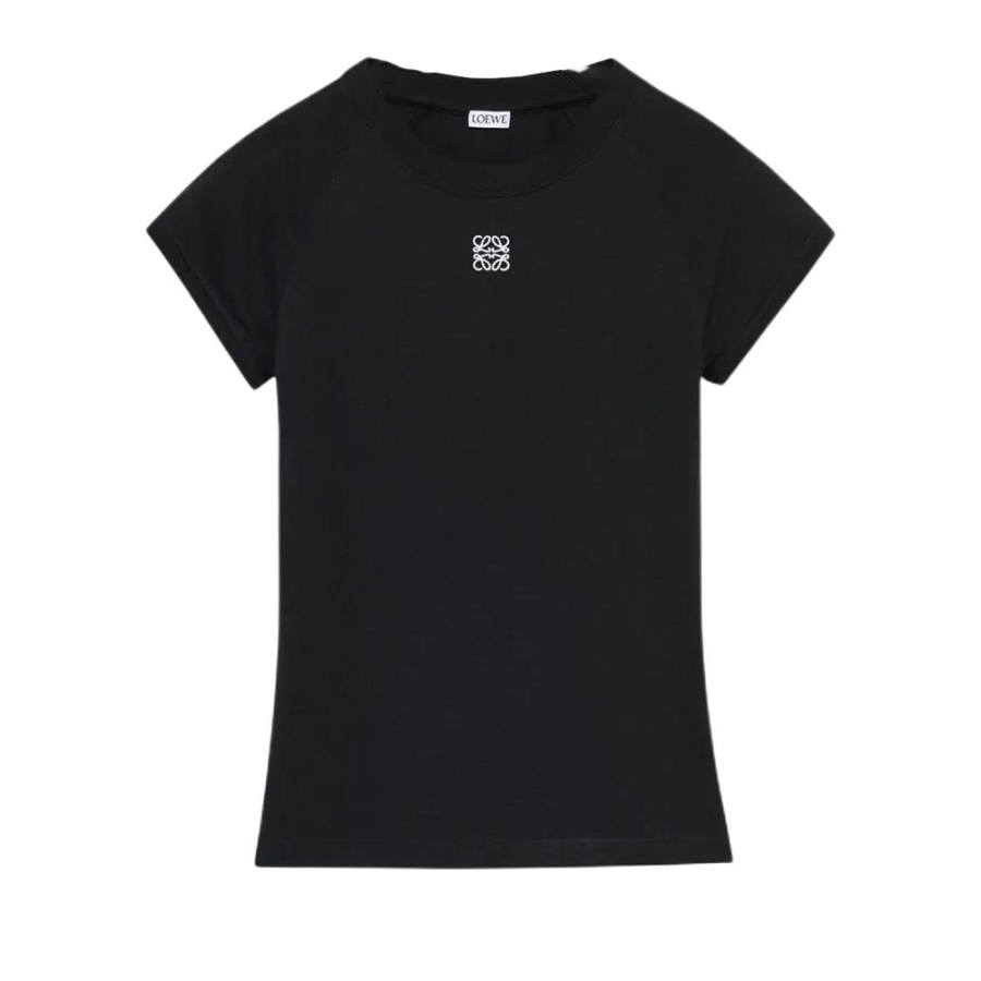 LOEWE Anagram Embroidered Crewneck T Shirt