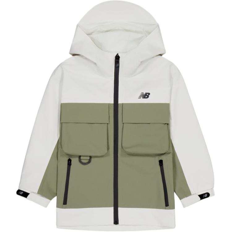 New Balance New Balance Jackets & Coats White Green Children Aged 3 7 Years Old