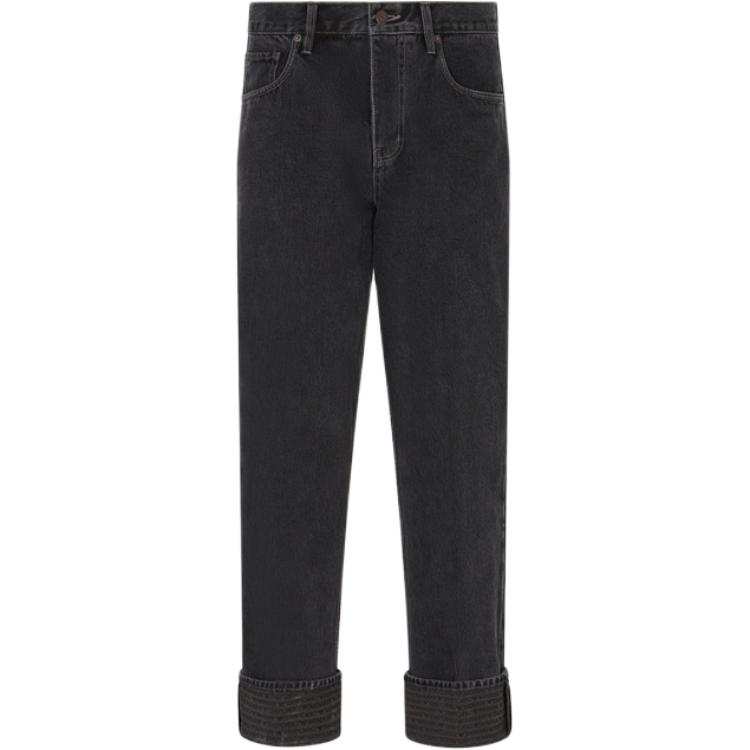 EMPORIO ARMANI FW25 Jeans Loose Fit Men's Gray