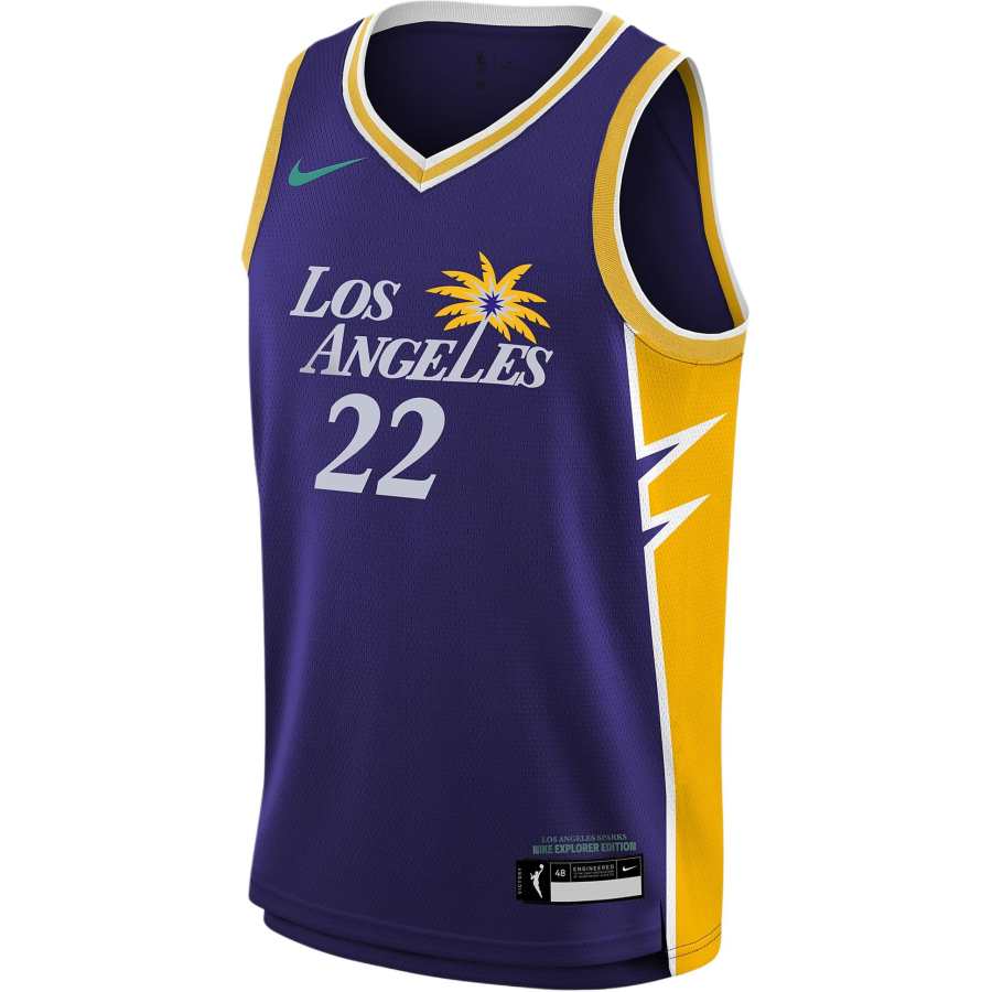 Nike Nike Dri FitWNBA Cameron Brink Los Angeles Sparks 2024 Explorer Edition Tank Top Outdoor Purple Teenagers