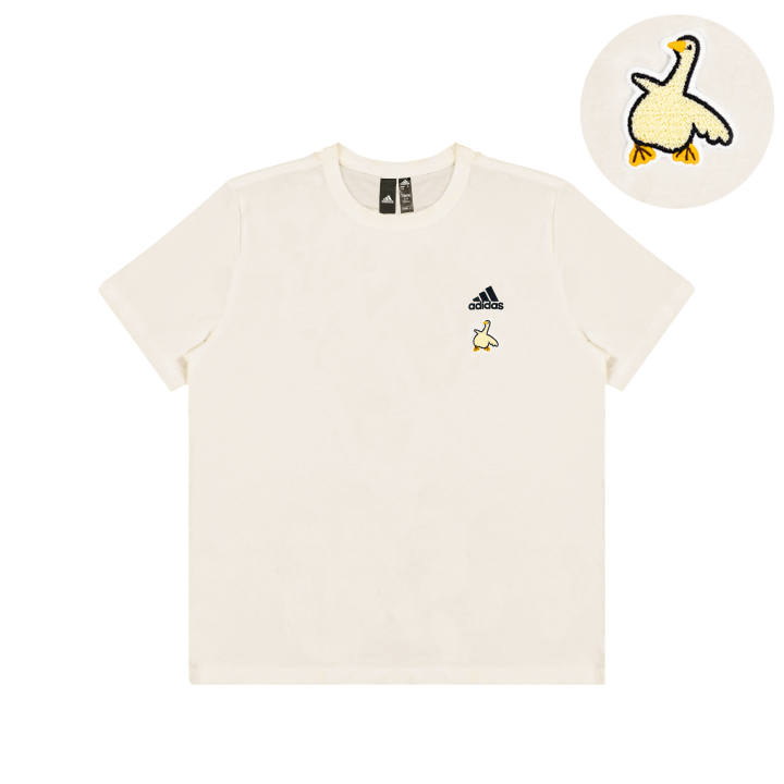 Adidas Adidas Casual Versatile Crew Neck Short Sleeved T Shirts Unisex White