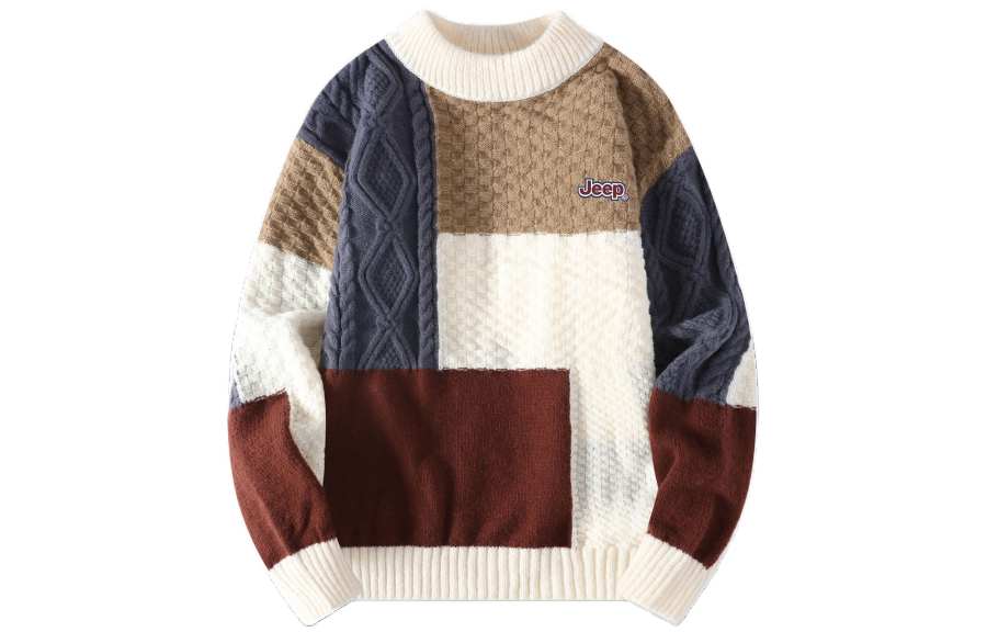Jeep Jeep Sweaters Unisex Stand Collar Moderate