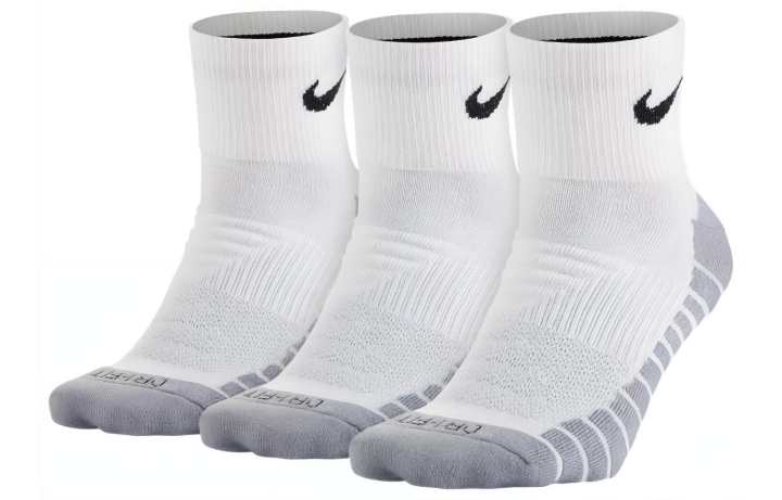 Nike Nike Crew Socks Unisex 3 Pack Gray White