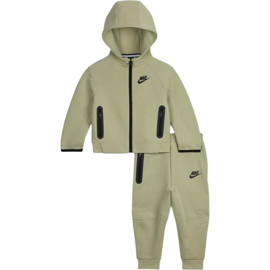 Nike Nike Casual Sportswear Tech Fleece Olive Halo Infant And Toddler