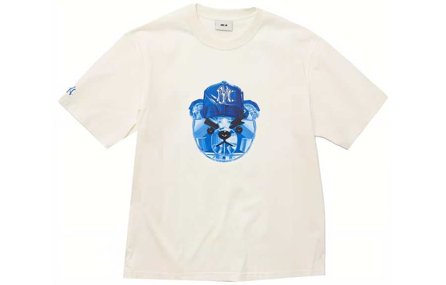 MLB MLB T Shirts Unisex White Crew Neck Moderate Straight Fit