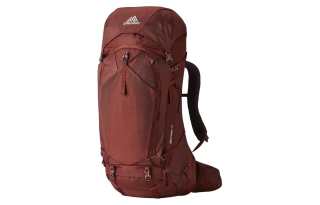 GREGORY 75L Outdoor Bags Recycled Nylon Brick Red Unisex