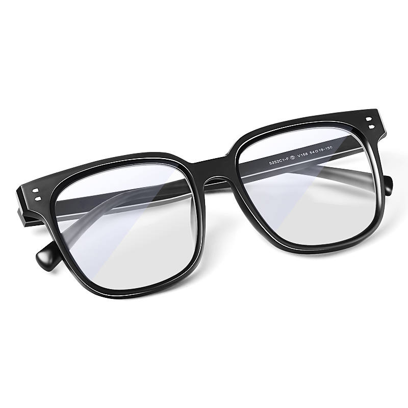 VEGOOS VEGOOS TR/Memory Plastic Square Eyeglass Frames Unisex