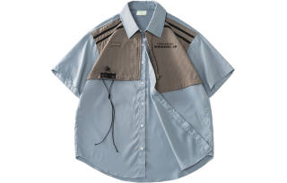 WANCHAO CP Shirts Unisex Square Collar Moderate Shirt