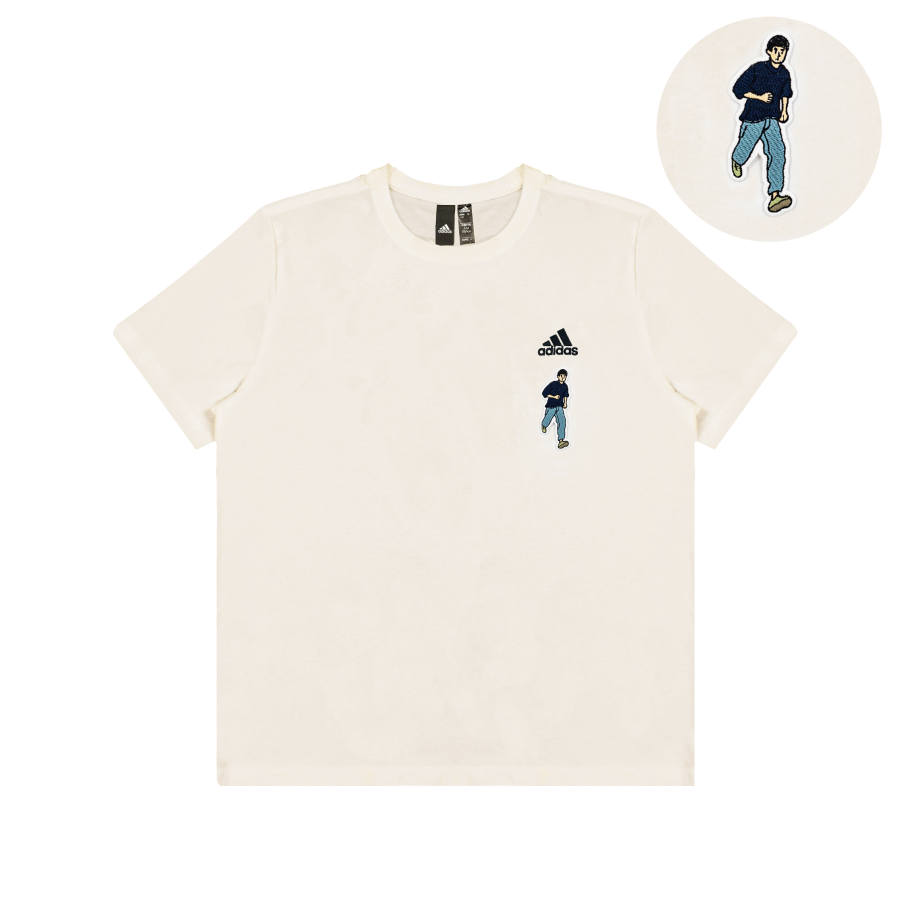 Adidas Adidas Casual Versatile Crew Neck Short Sleeved T Shirts Unisex White