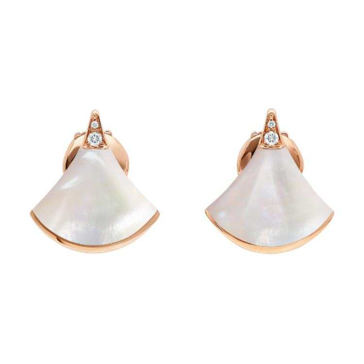 BVLGARI BVLGARI Stud Earrings Unisex Gold