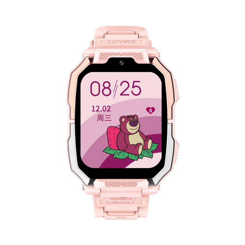 Disney Strawberry Bear Series Smart Watches Supports Card Insertion Available For Download Kids'